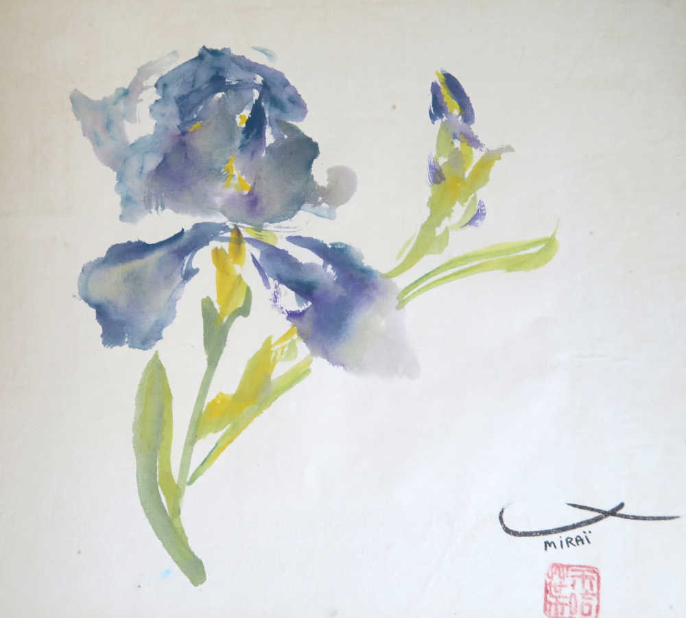 giverny painting classes iris