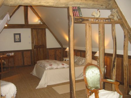A Bedroom at The Ruelles Farmhouse B&B near Giverny