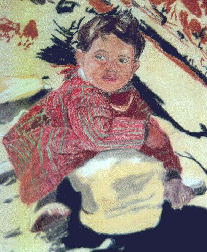 Enfant pastel from Helene Lazarini