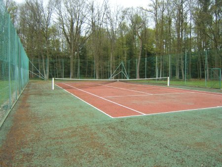 Tennis Court at Manoir de la Couture