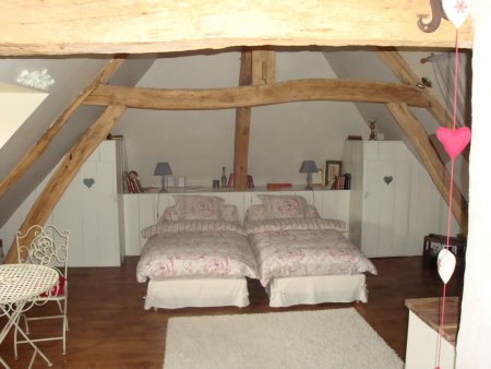  An Attic guestroom at the cider farm of Giverny La Ferme des Ruelles