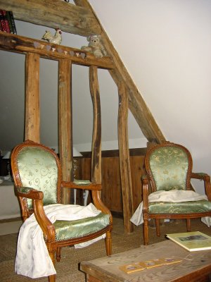   Bedroom in Giverny area farm b&b